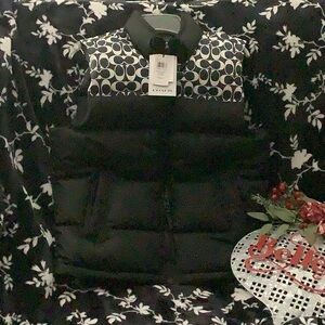 Coach Down feathered vest